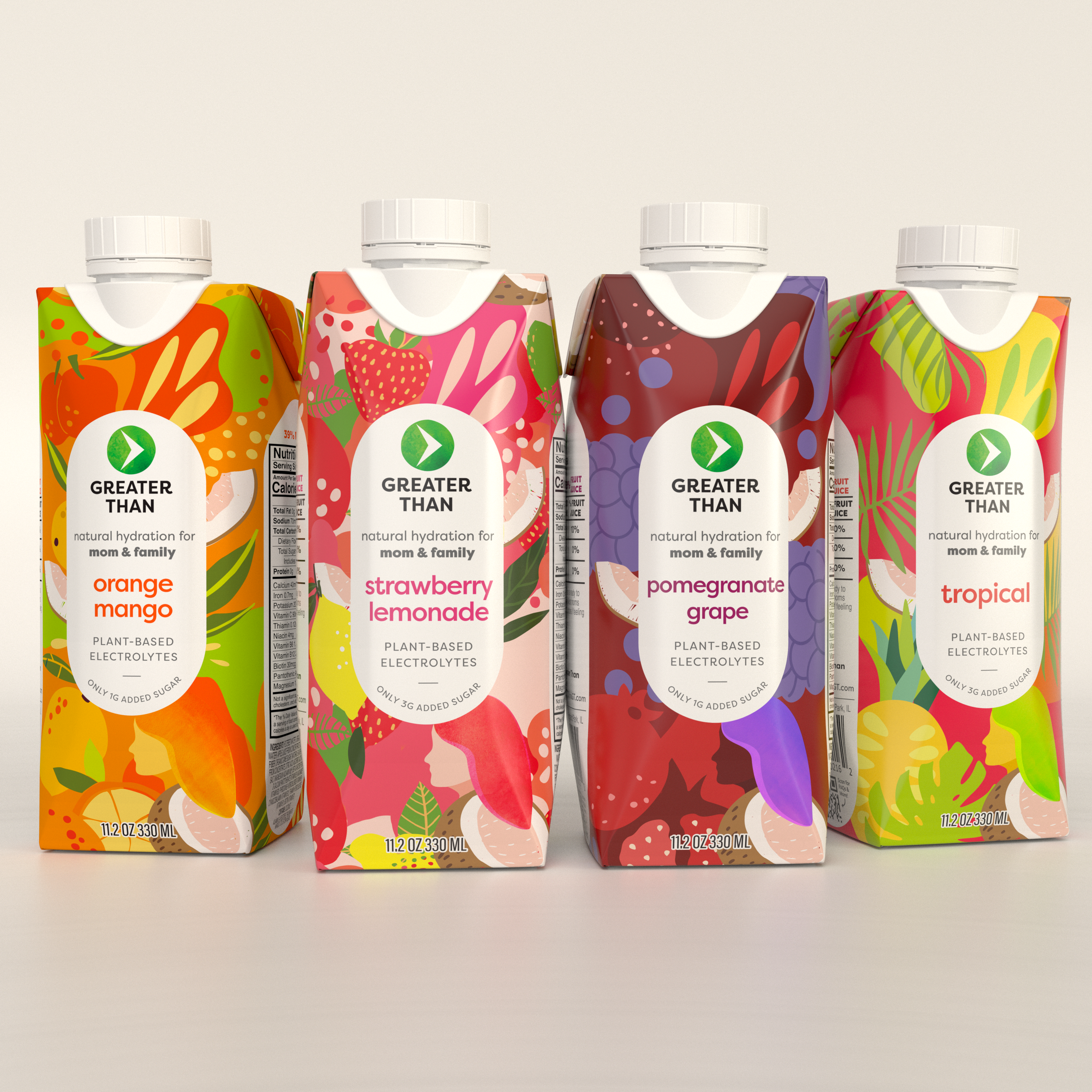Greater Than Flavored Coconut water